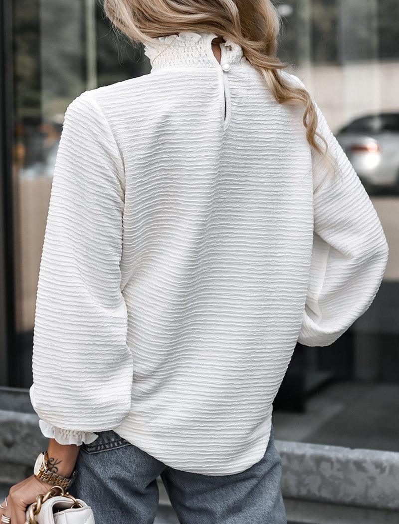 High Neck Long Sleeve Top