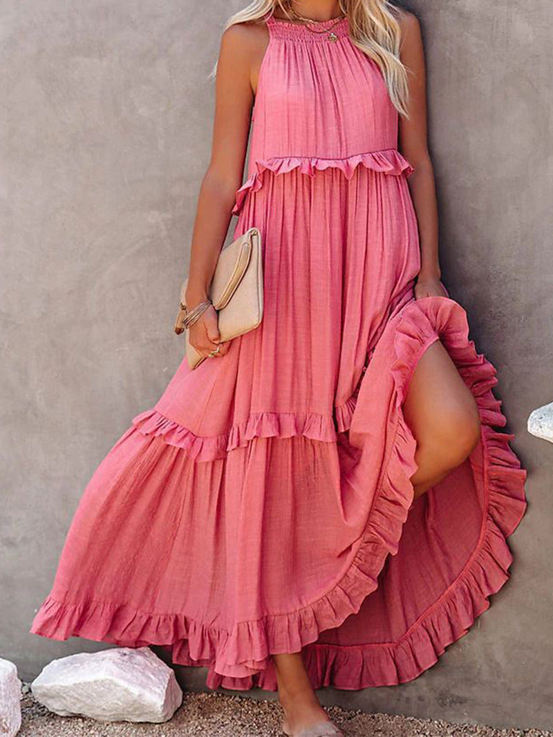 Ruffled Tiered Maxi Dress