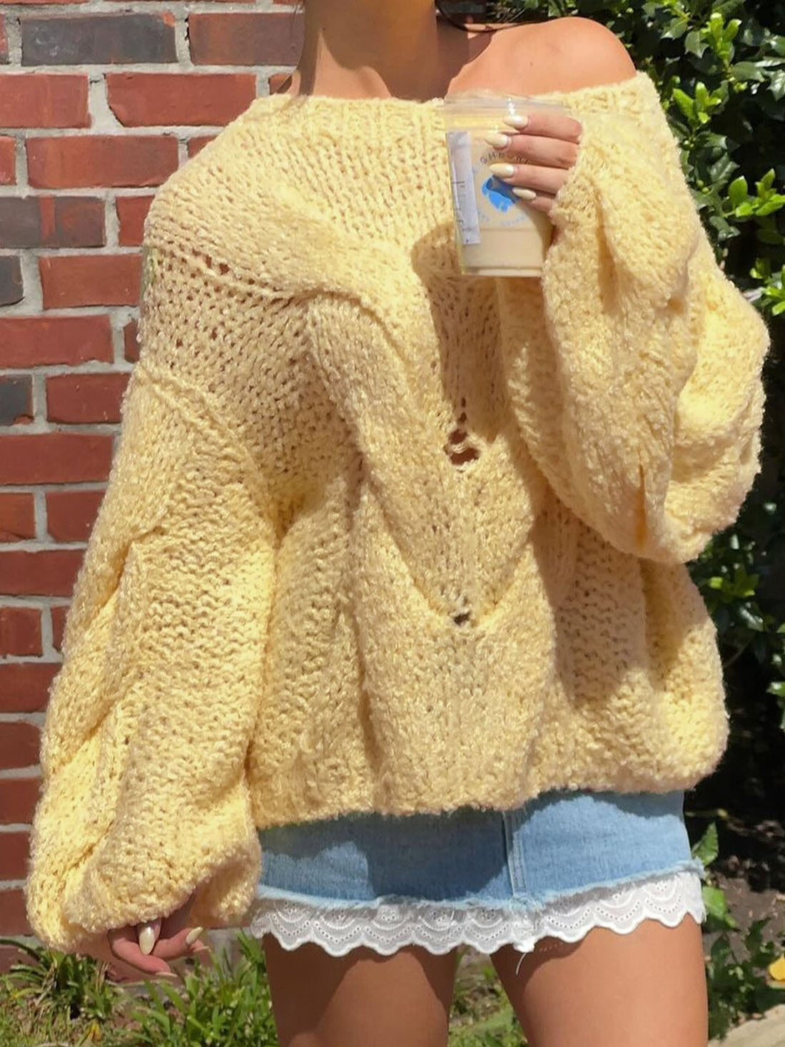 Oversized Knit Sweater