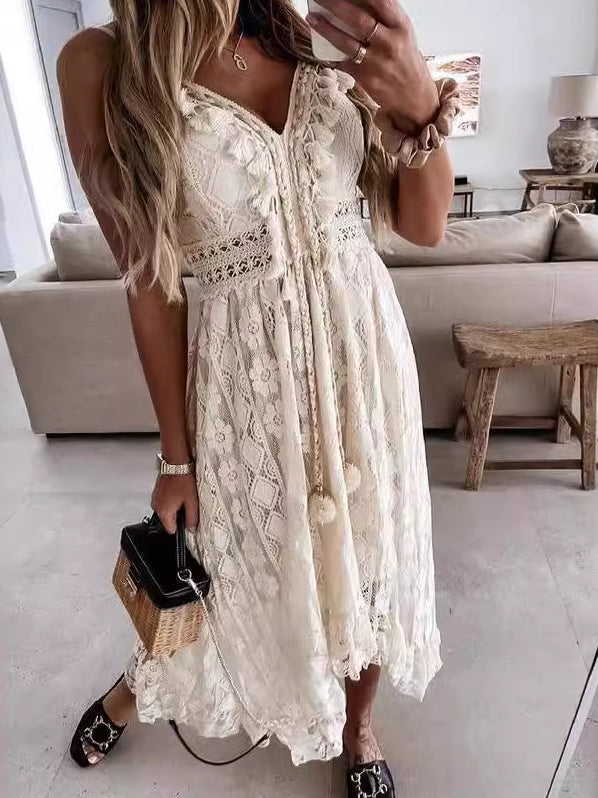 Lace Cami Maxi Dress