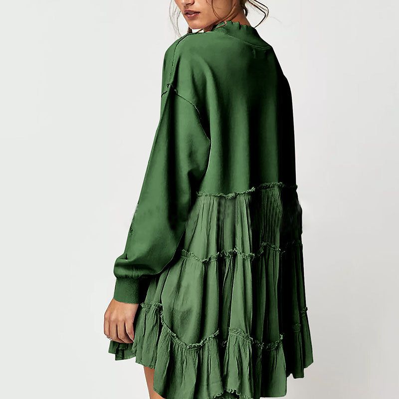 Tiered Fringe Oversized Tunic