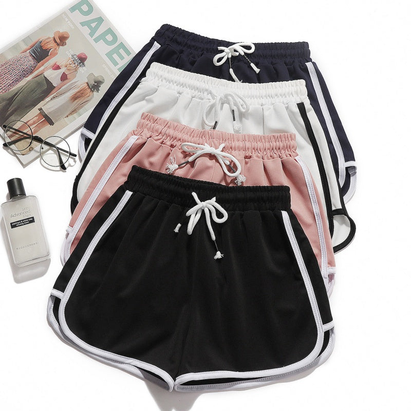 Drawstring Waist Athletic Shorts