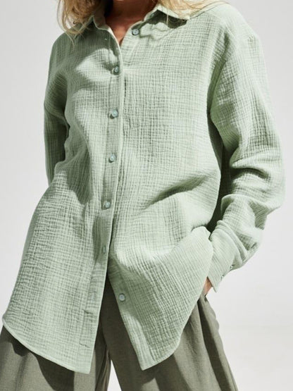 Oversized Button-Up Shirt