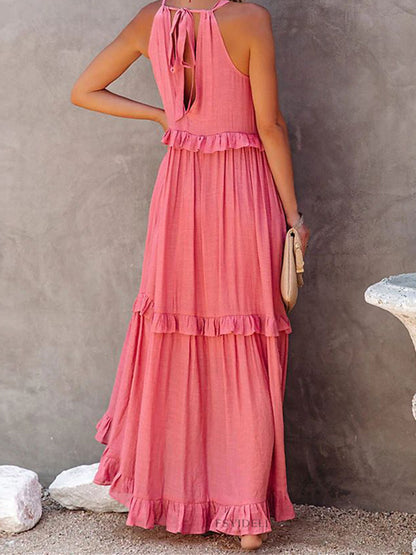 Ruffled Tiered Maxi Dress