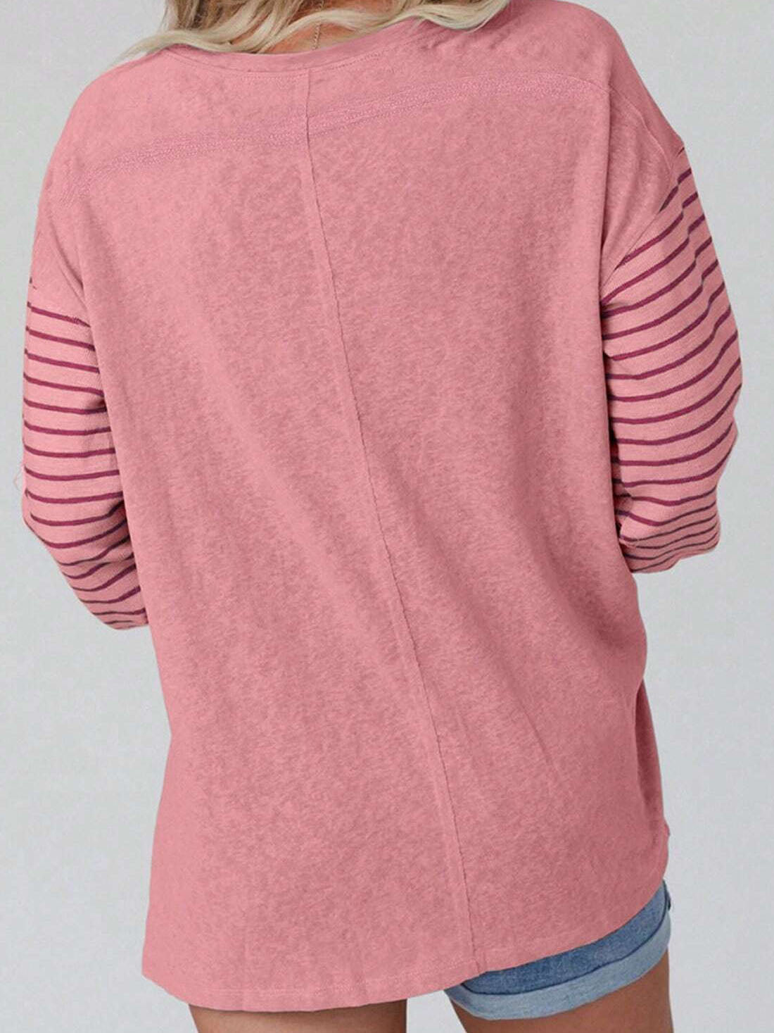 Colorblock Long-Sleeve Top