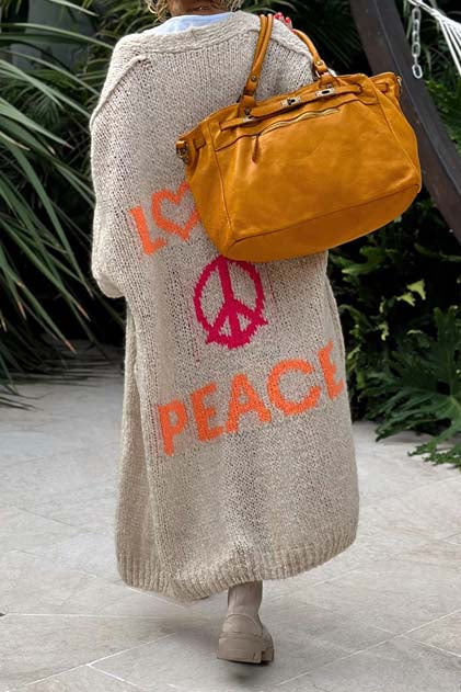 Love and Peace Knit Cardigan