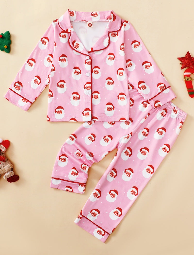 Festive Santa Pajama Set