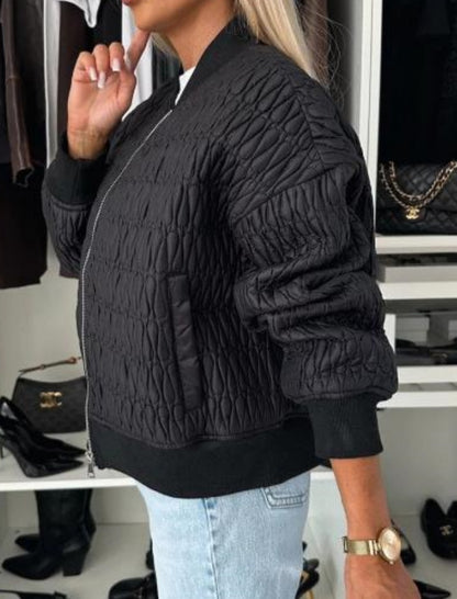 Zip-Up Bomber Jacket