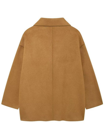 Oversized Pocket Detail Coat