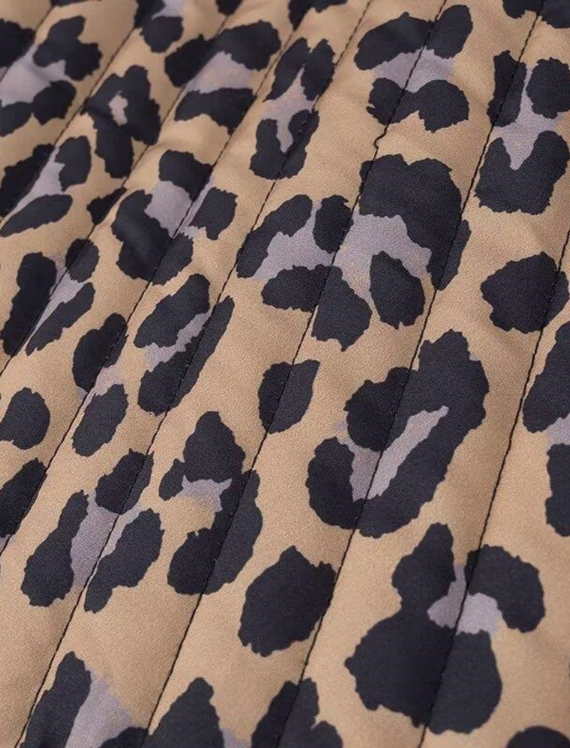 Leopard Print Sleeveless Vest