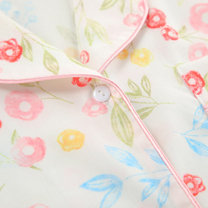 Floral Print Long Pajama Set