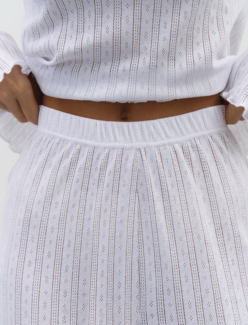 Ribbed Lounge Set with Long Sleeves