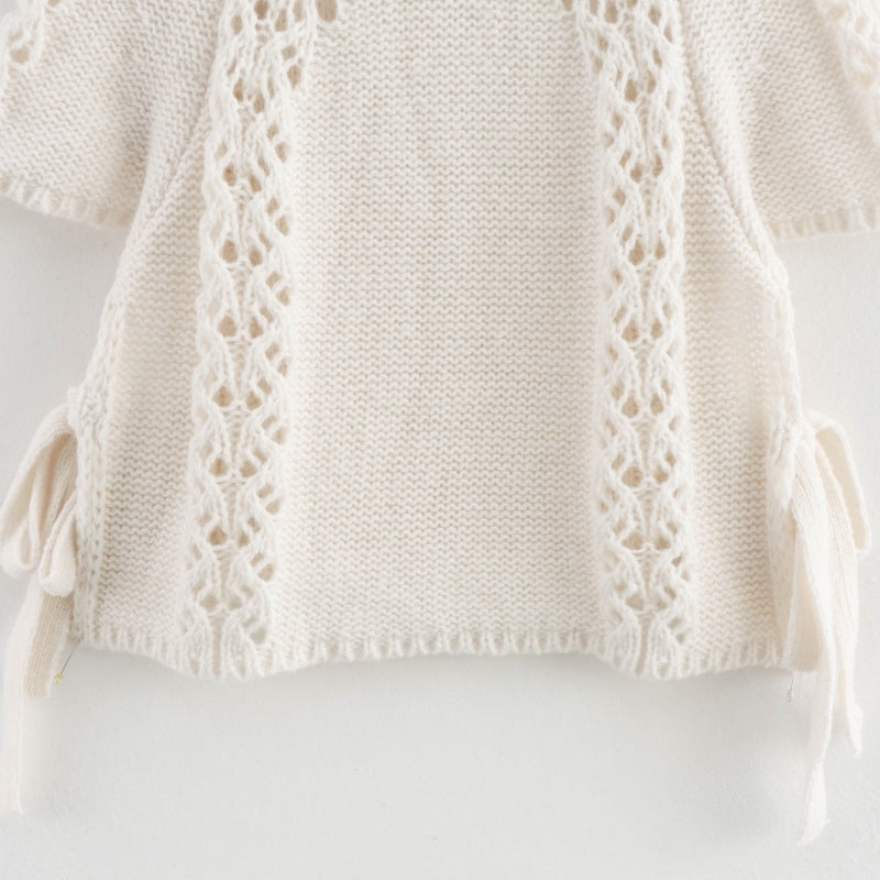 Lace Up Knit Sweater