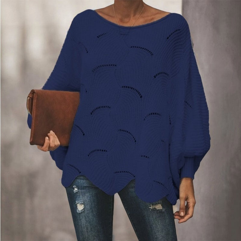 Loose Knit Batwing Sweater