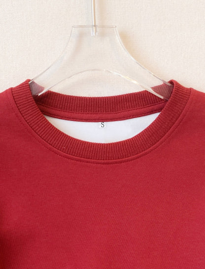 Cherry Print Crewneck Pullover