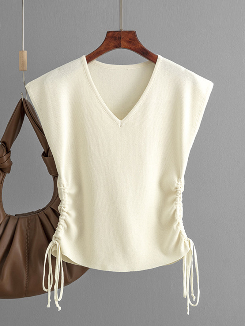 Side Drawstring Top