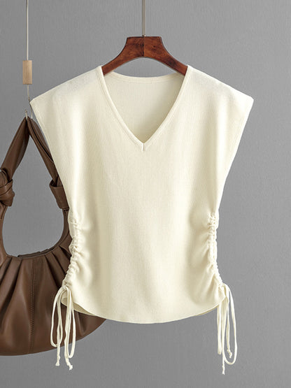 Side Drawstring Top