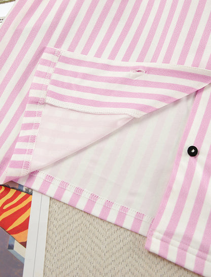 Striped Pajama Two-Piece Set