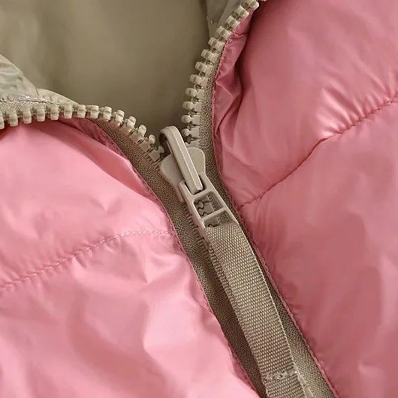 Sleeveless Padded Zip-Up Vest