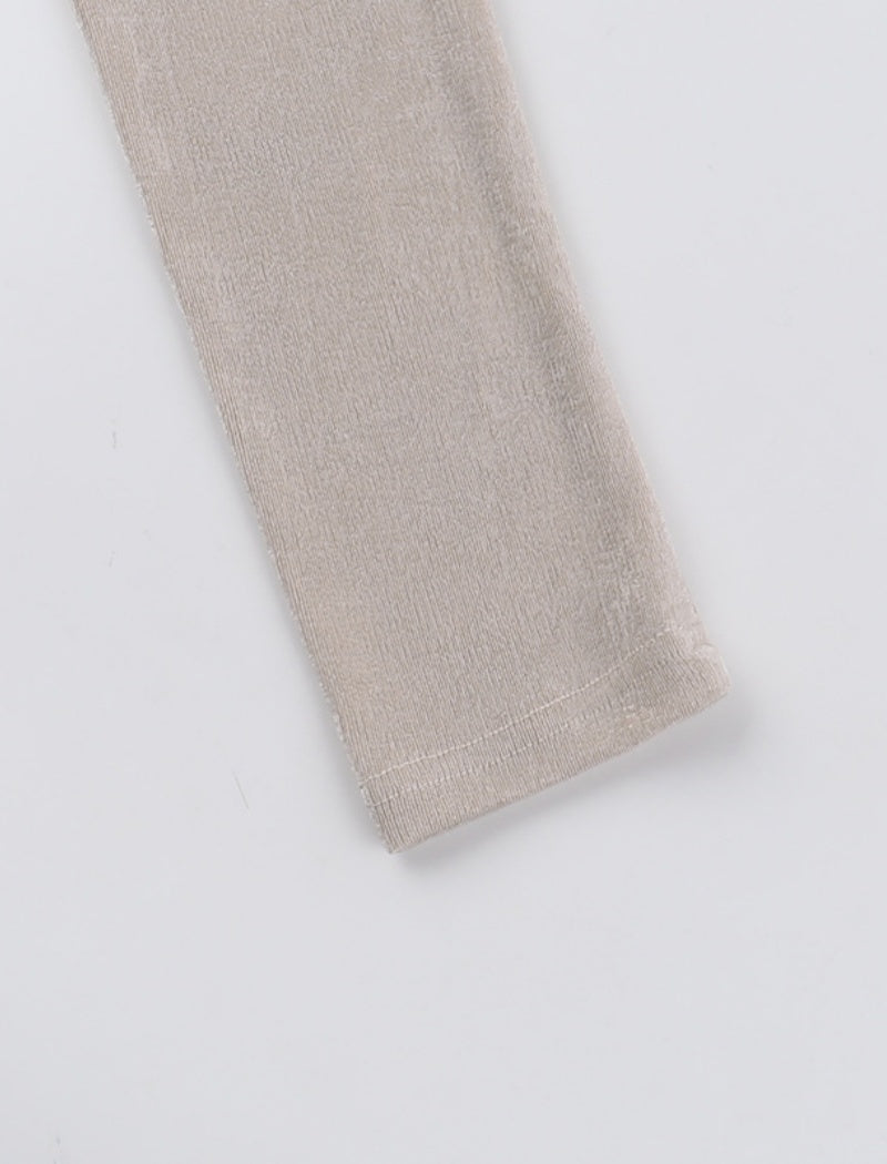 Ruched Off-Shoulder Long Sleeve Top