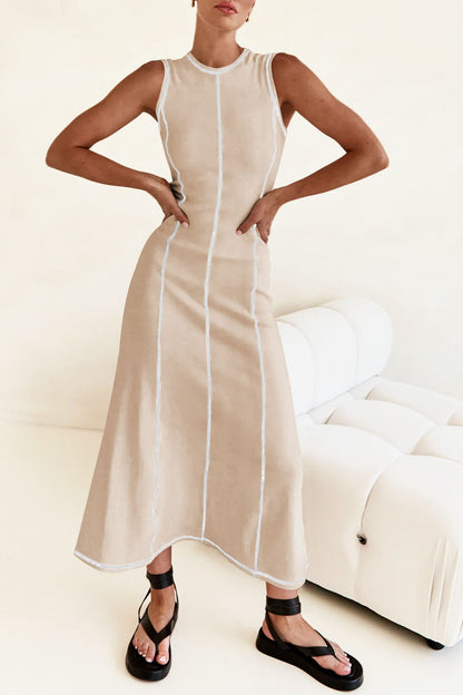 Sleeveless Bodycon Maxi Dress