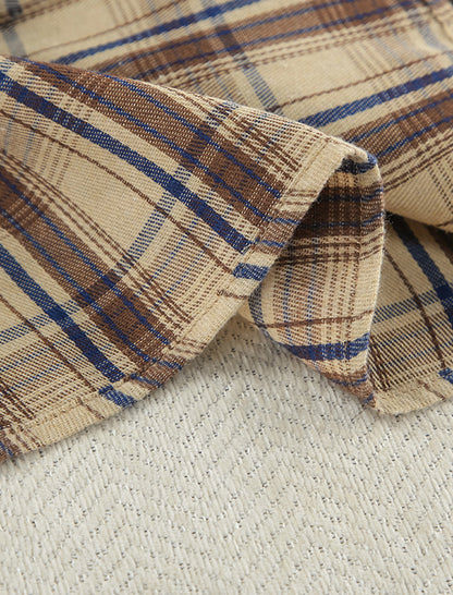 Plaid Two-Piece Loungewear Set