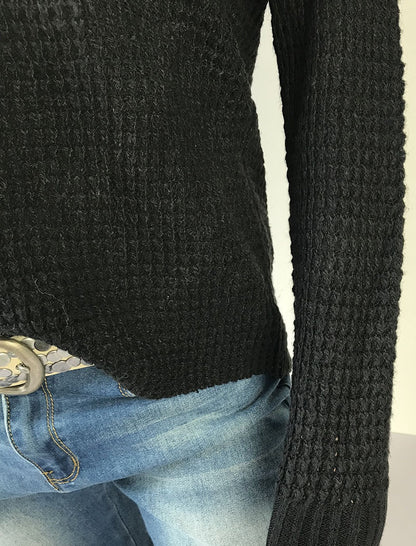 Off-Shoulder Knit Sweater