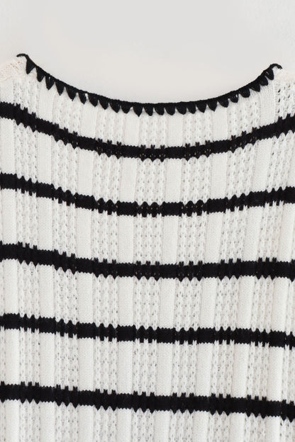 Striped Knit Vest Top