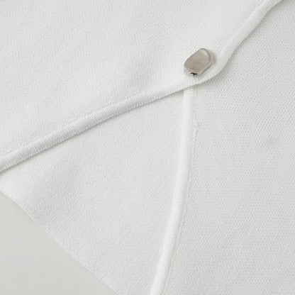 Sleeveless Button-Up Vest in Pastel Colors