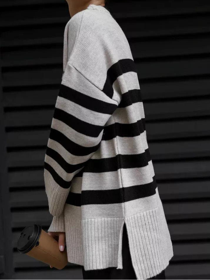 Oversized Striped Sweater