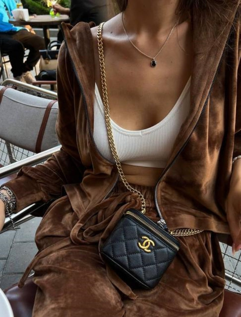 Hooded Belted Lounge Set with Wide Pants