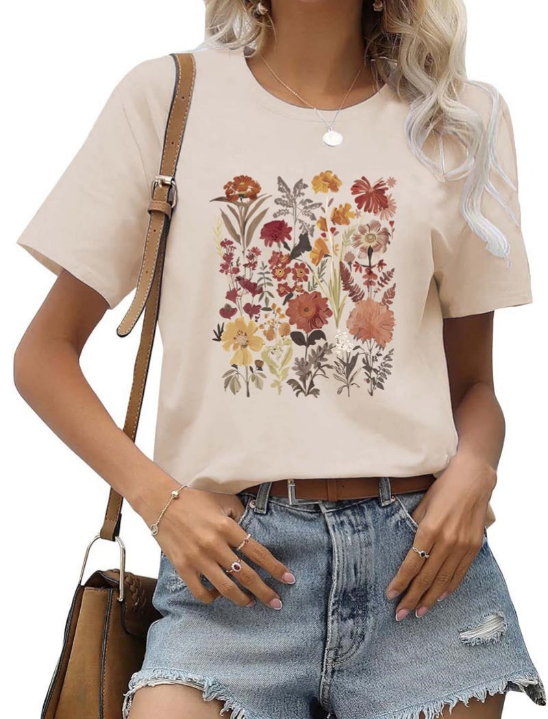 Floral Print T-Shirt