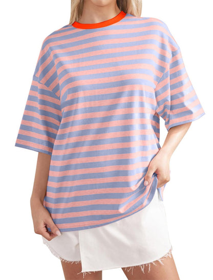 Loose-Fit Striped Tee
