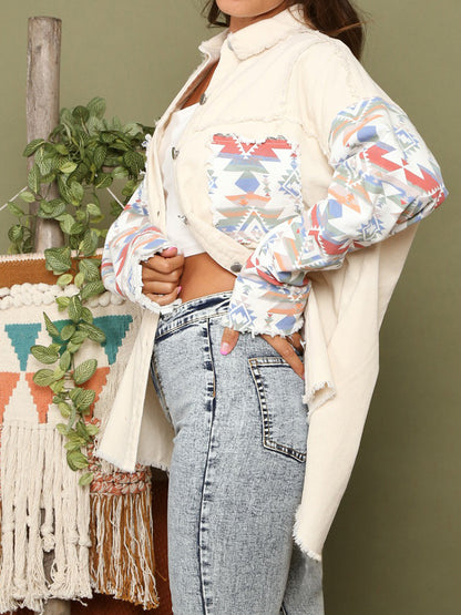 Patchwork Denim Shirt