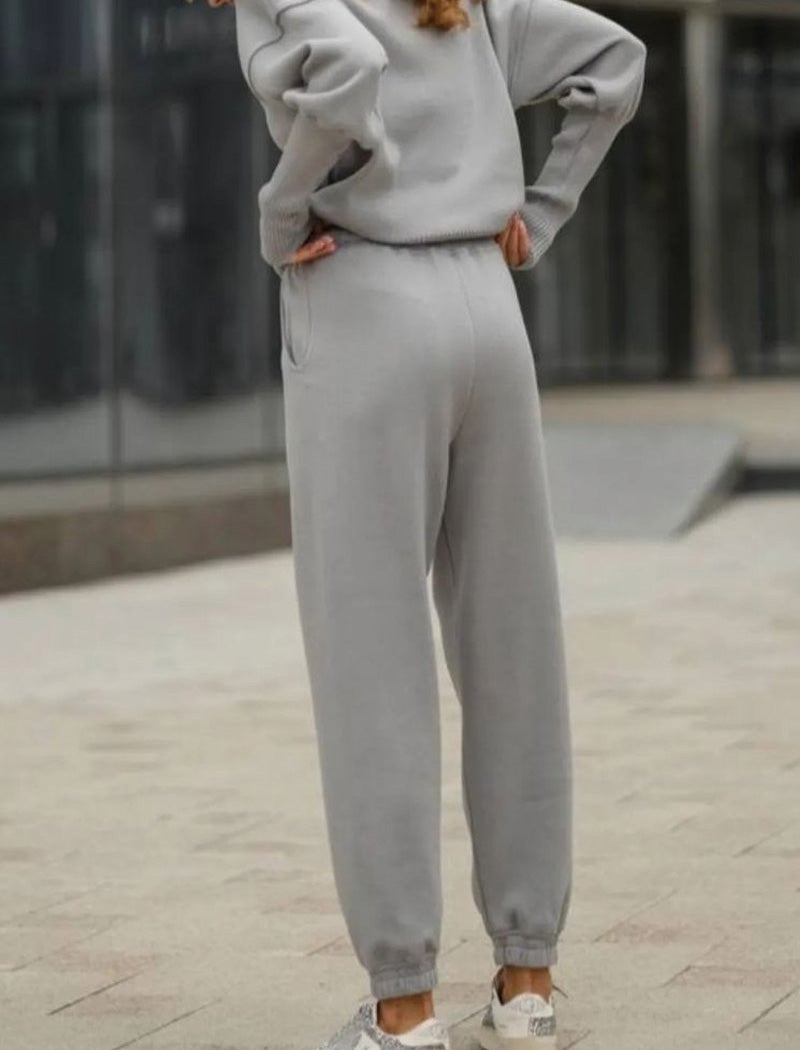 Casual Relaxed Hoodie and Jogger Set