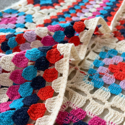 Bohemian Long Crochet Open-Front Cardigan
