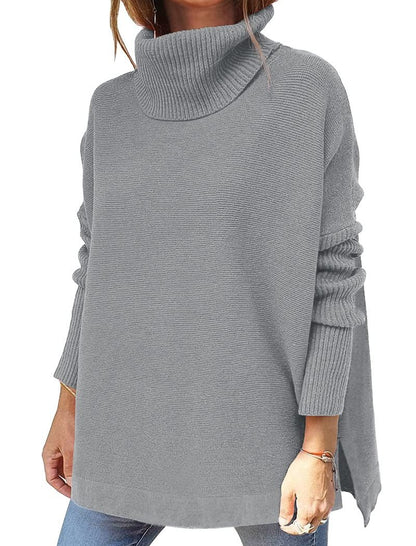 Loose-Fit Turtleneck Pullover