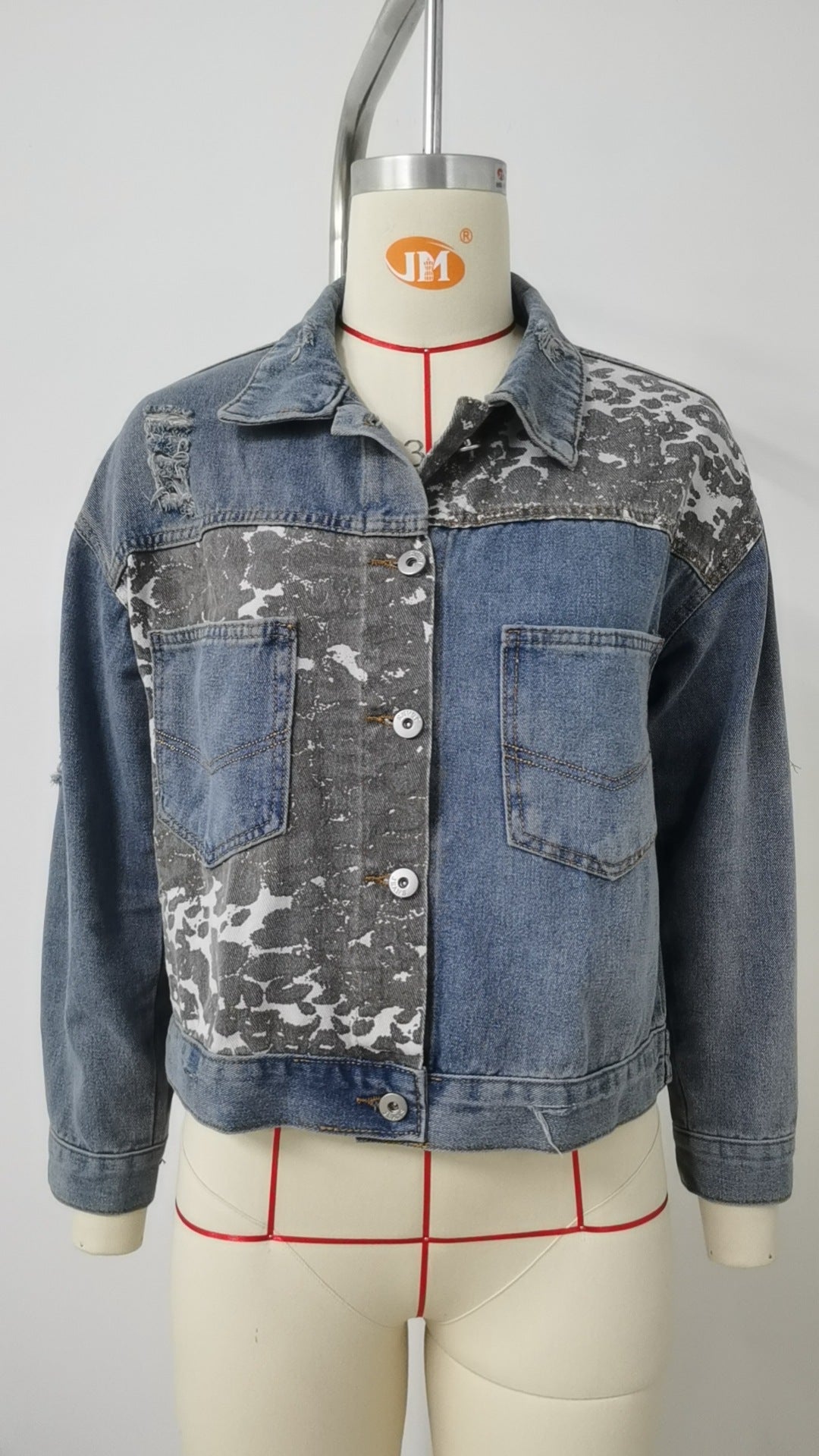 Distressed Denim Jacket