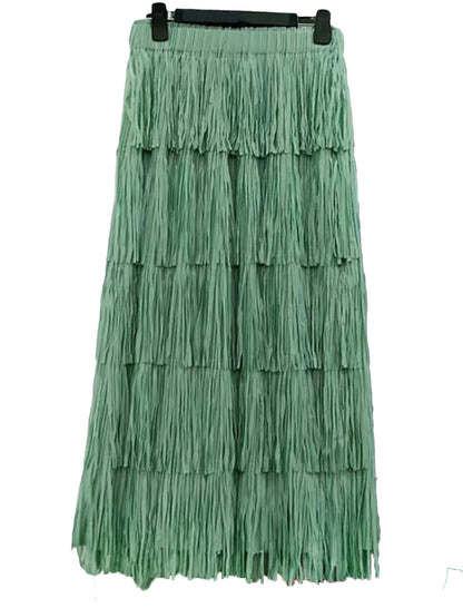Tassel Cake A-Line Skirt