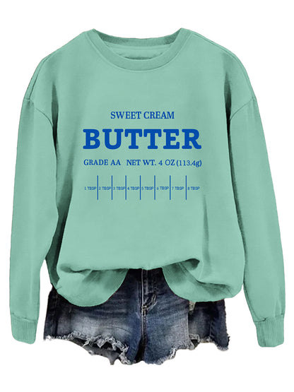 Butter Print Graphic Top