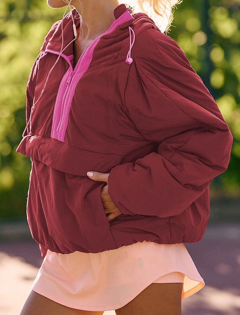 Quarter-Zip Windbreaker Pullover