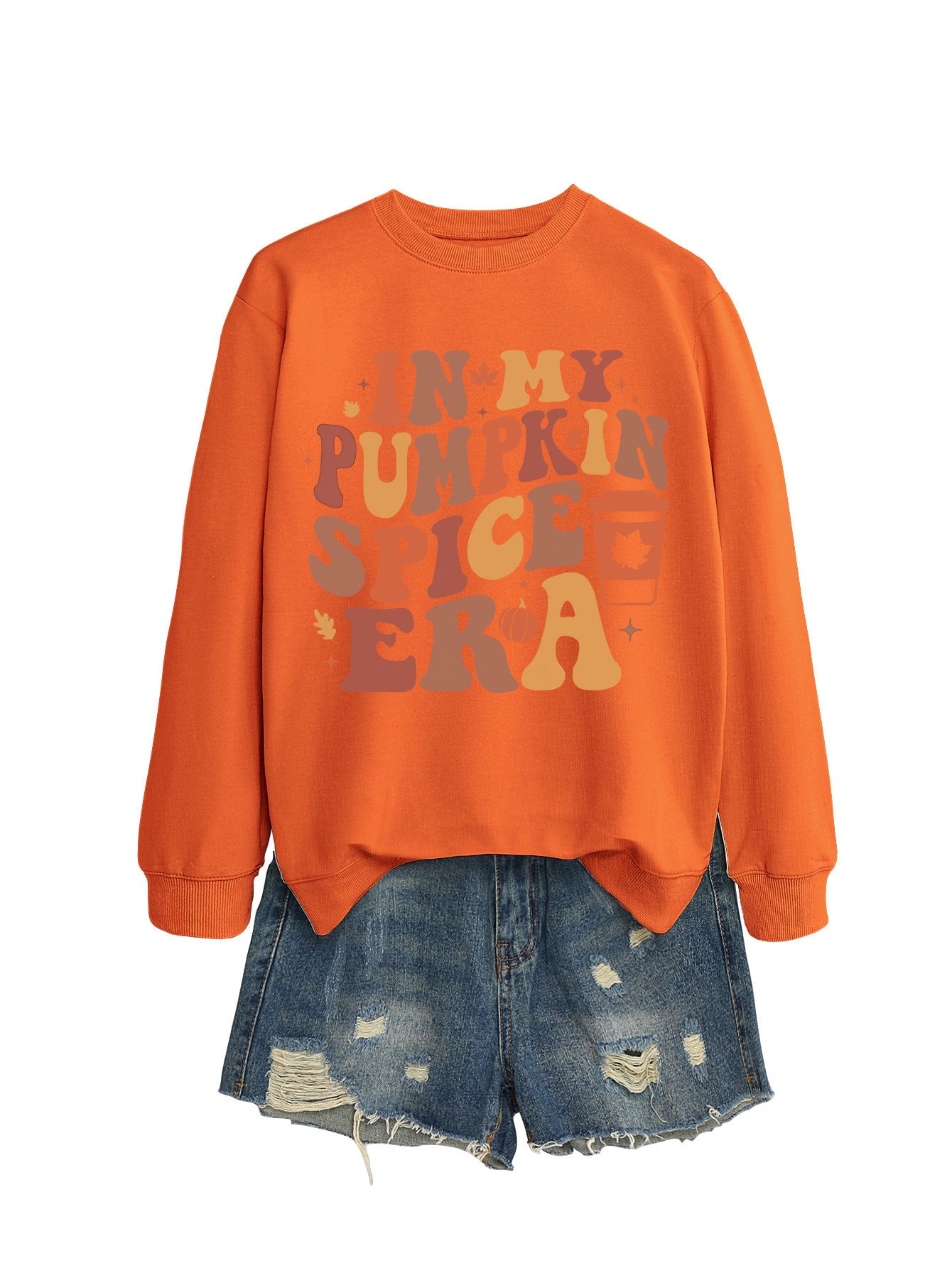 Pumpkin Spice Print Top