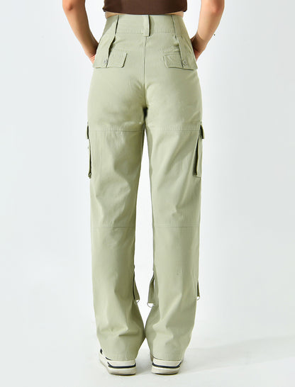 Cargo Wide-Leg Pants