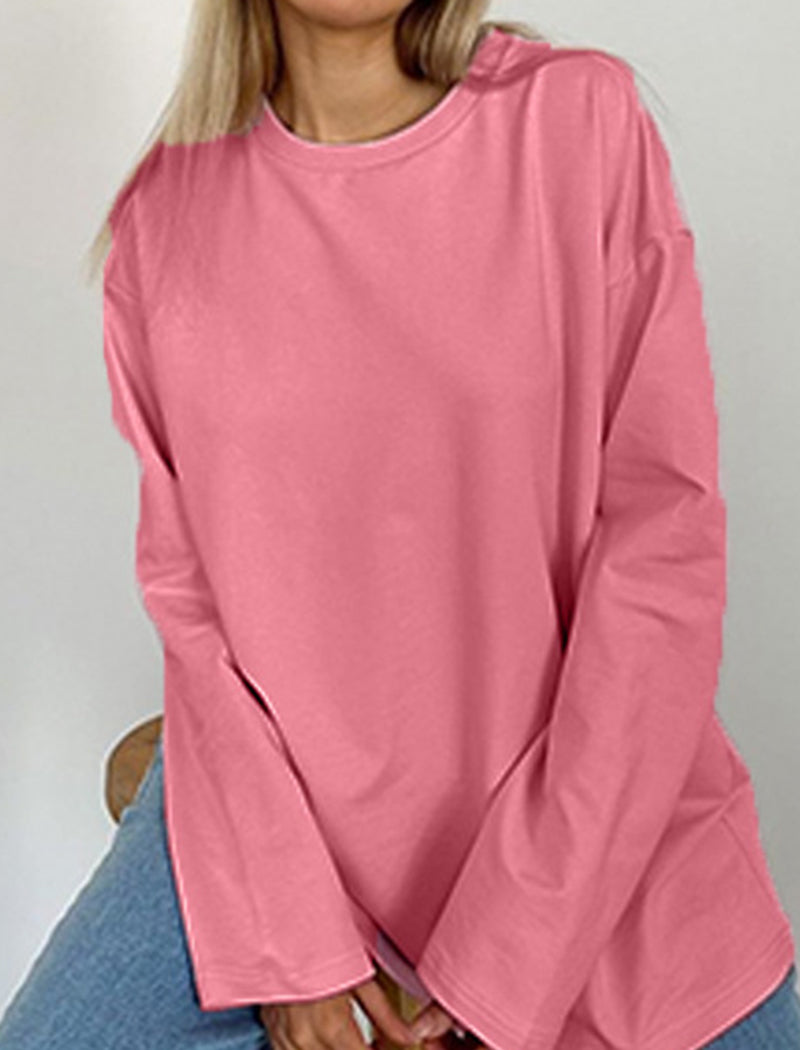 Solid Long Sleeve T-shirt