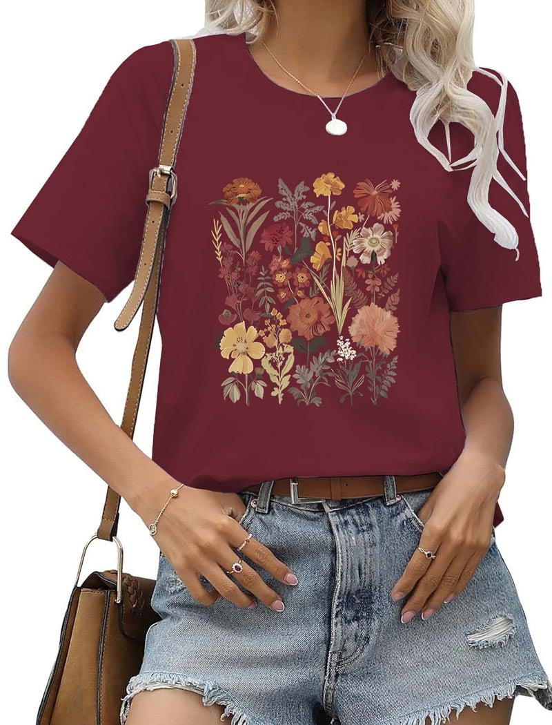 Floral Print T-Shirt