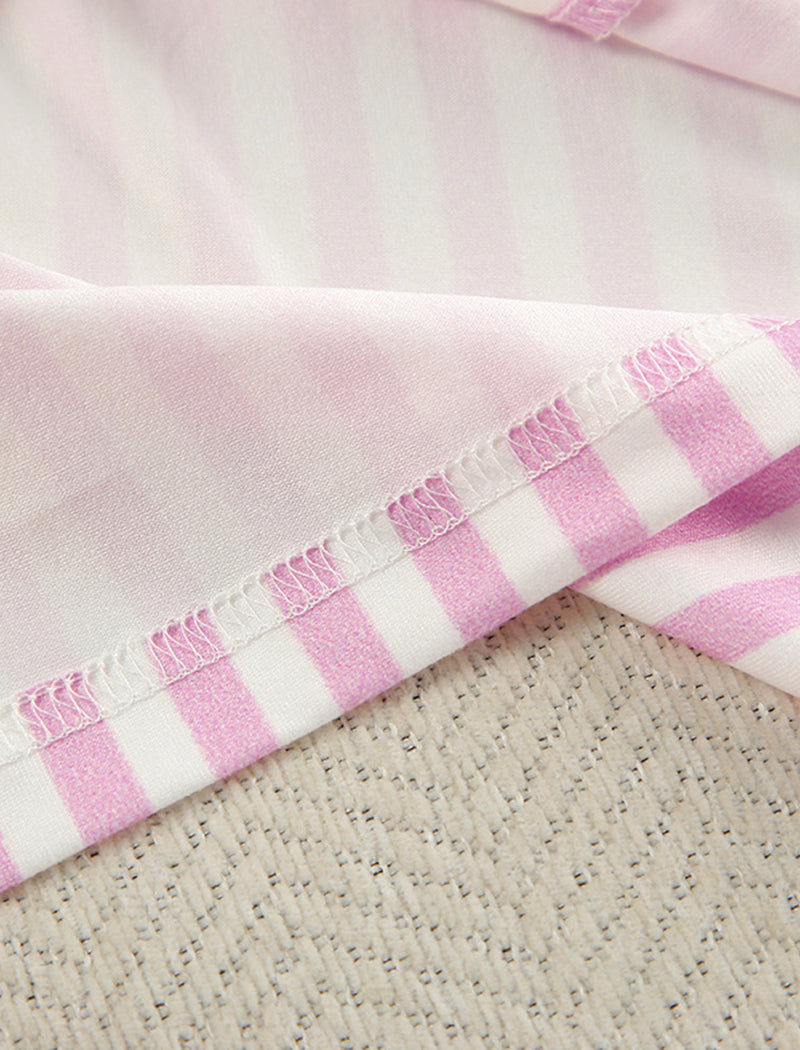 Striped Pajama Two-Piece Set