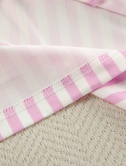 Striped Pajama Two-Piece Set