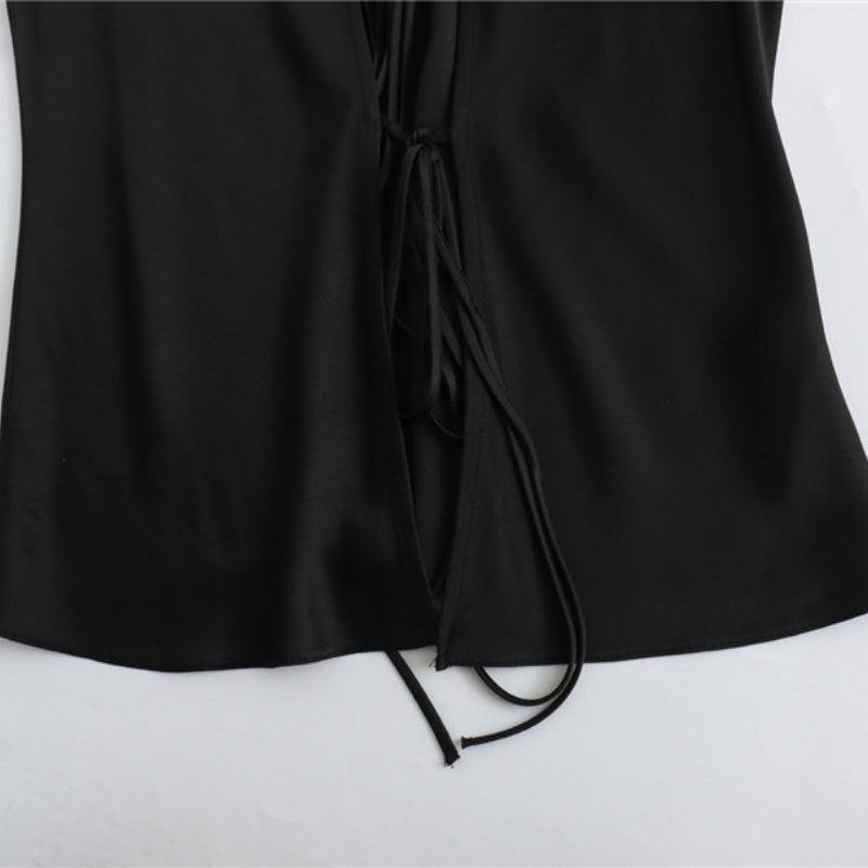 Tie-Front Relaxed Fit Blouse