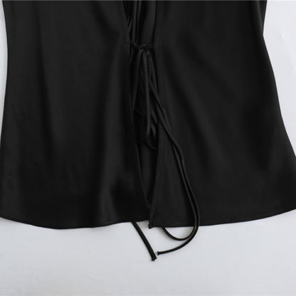 Tie-Front Relaxed Fit Blouse