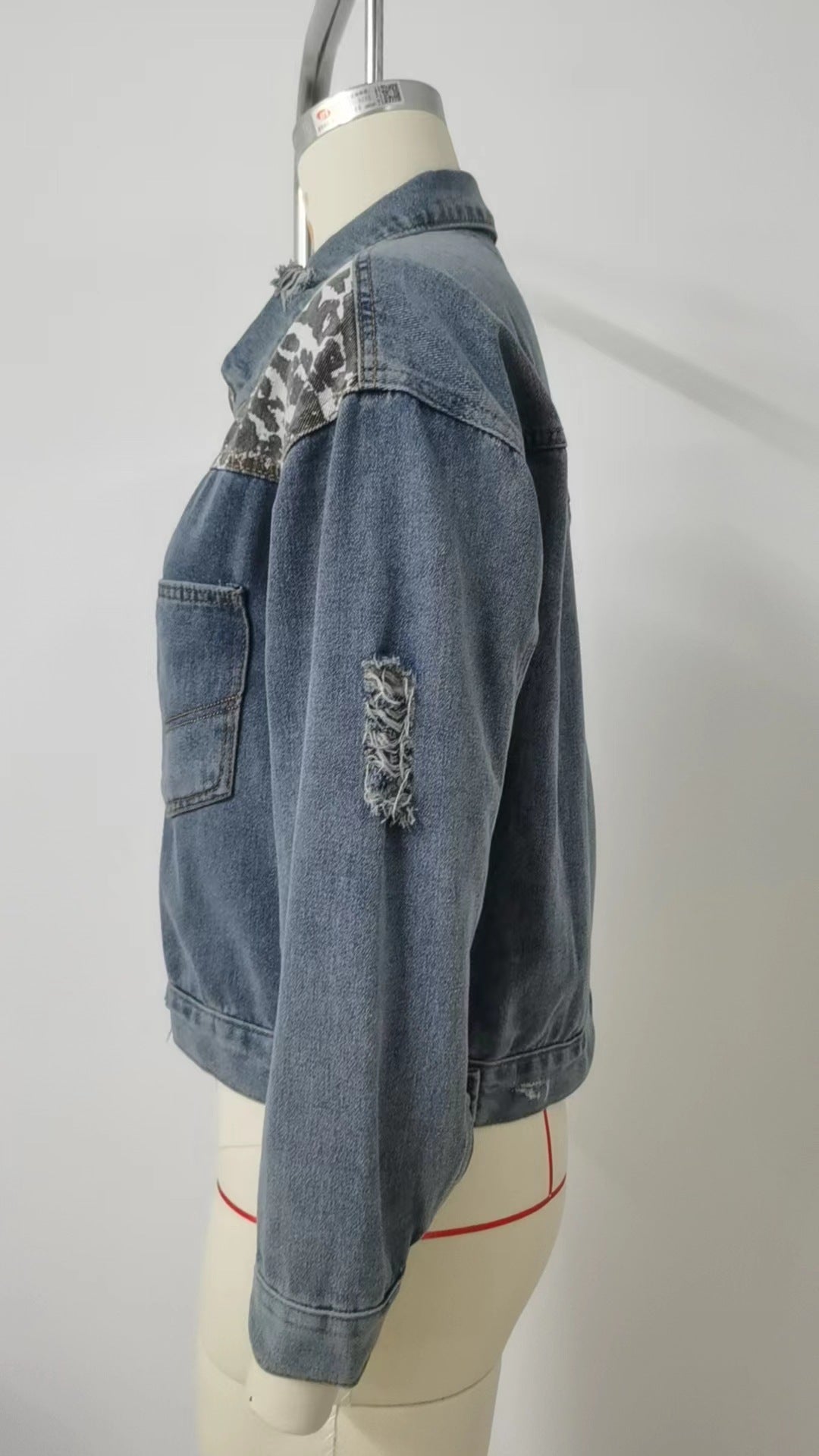 Distressed Denim Jacket